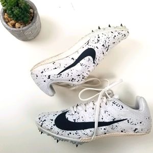 Nike racing sprint white shoes size 5